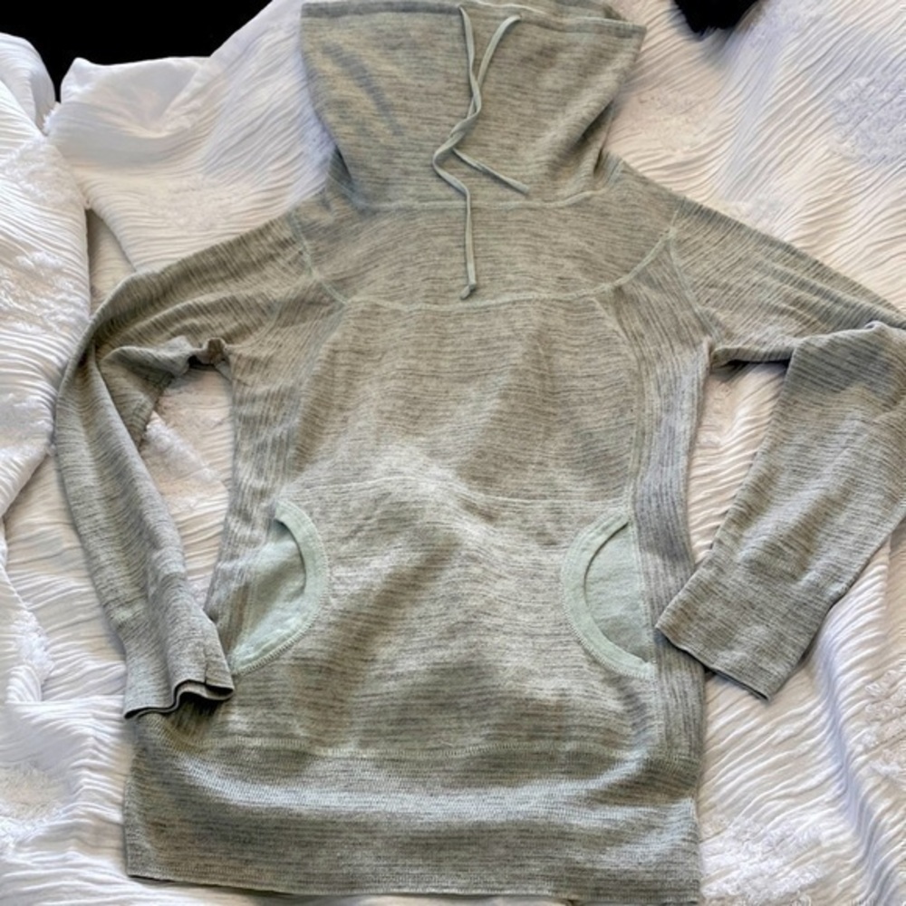 AKINI tall neck pocket long sleeve shirt lg